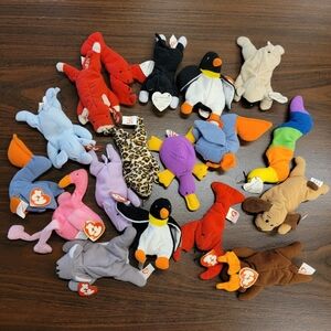 McDonalds Ty Beanie Babies 1990s Set of 18 Loose Out Of Package